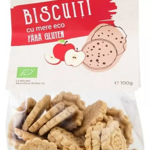 Biscuiti Cu Mere Fara Gluten Bio G Obio Revobio Ro