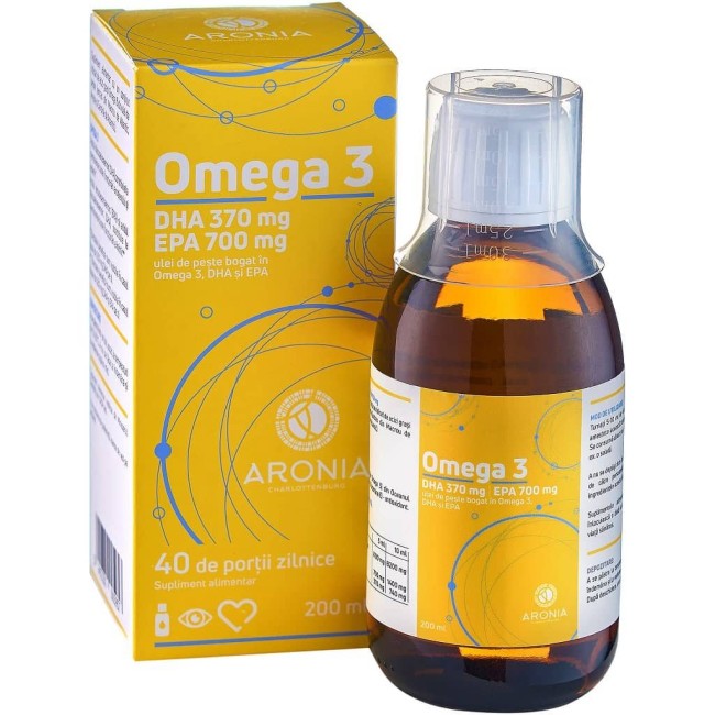 Ulei de Pește Omega 3 — 200ml — 700 EPA / 370 DHA