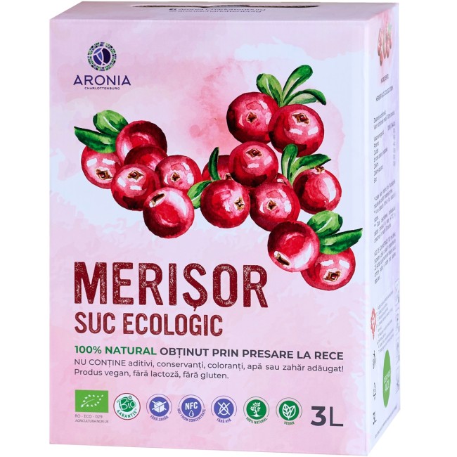 Suc de Merișor 3L ECO (RO-ECO-029)