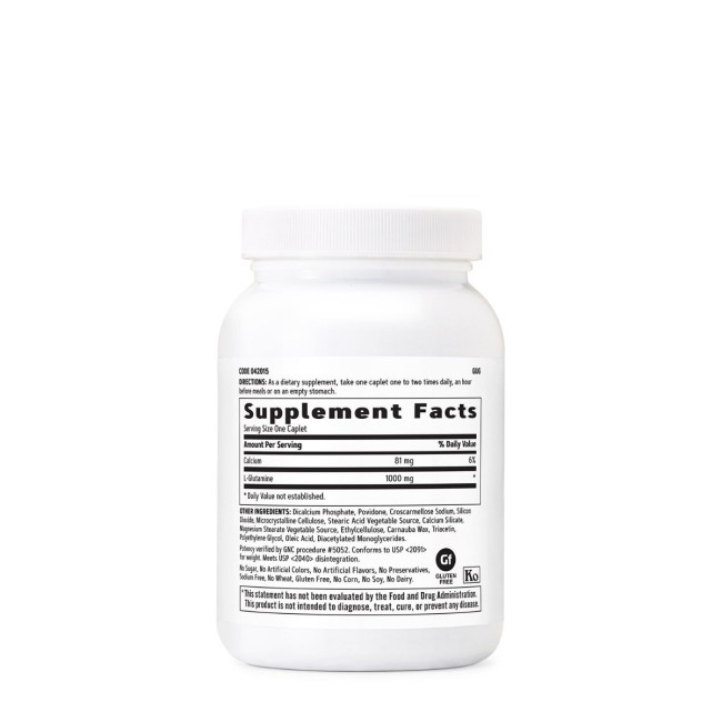 Gnc L-glutamine 1000 Mg, L- Glutamina, 100 Cps