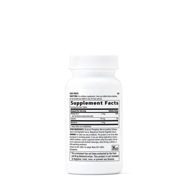 Gnc Melatonina 3 Mg, 120 Tb