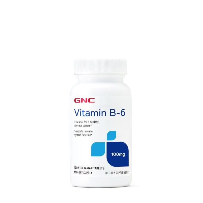 Gnc Vitamin B-6 100 Mg, 100 Tb