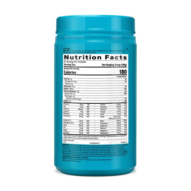 Gnc Total Lean Lean Shake Classic, Shake Proteic, Cu Aroma De Ciocolata Elvetiana, 768 G