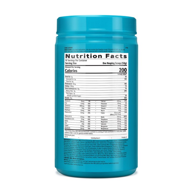 Gnc Total Lean Lean Shake 25, Shake Proteic, Cu Aroma De Biscuiti Si Frisca, 832 G