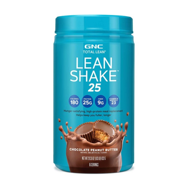 Gnc Total Lean Lean Shake 25, Shake Proteic, Cu Aroma De Ciocolata Si Unt De Arahide , 832 G