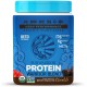 Sunwarrior Plant-based Organic Protein, Proteina Organica Vegana, Cu Aroma De Ciocolata, 375 G