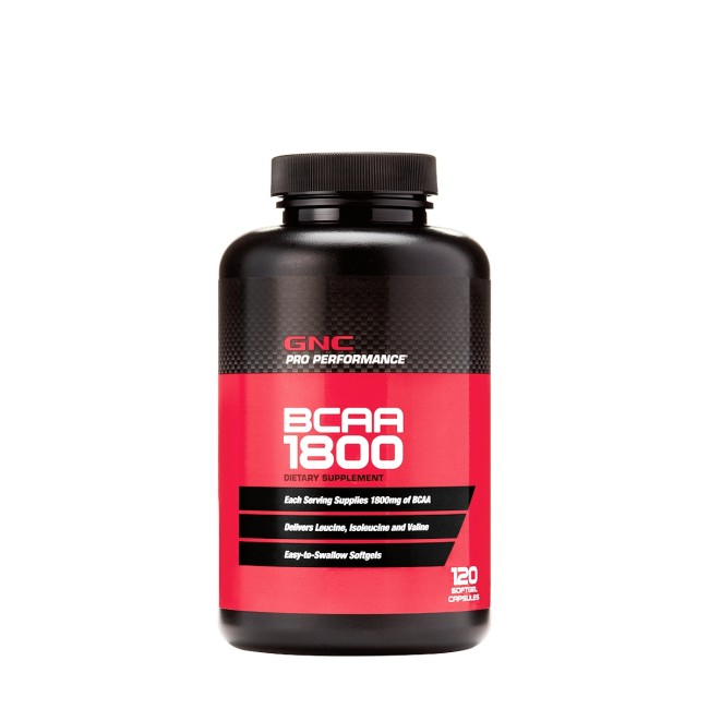 Gnc Pro Performance Bcaa 1800, Aminoacizi Bcaa, 120 Cps