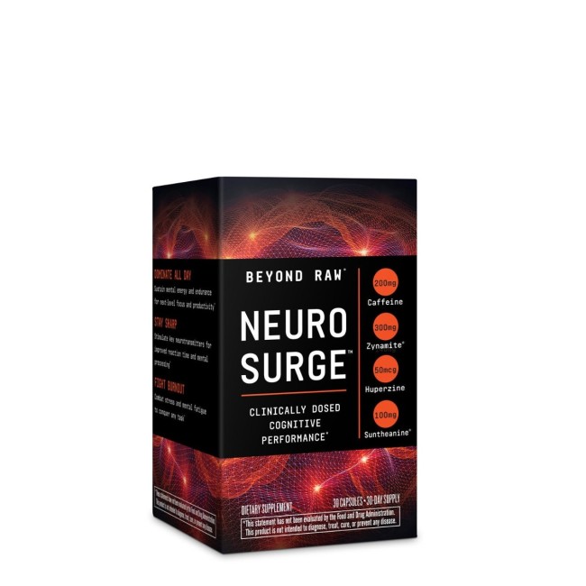 Gnc Beyond Raw Neuro Surge, Formula Nootropica Pentru Performanta Cognitiva, 30 Cps