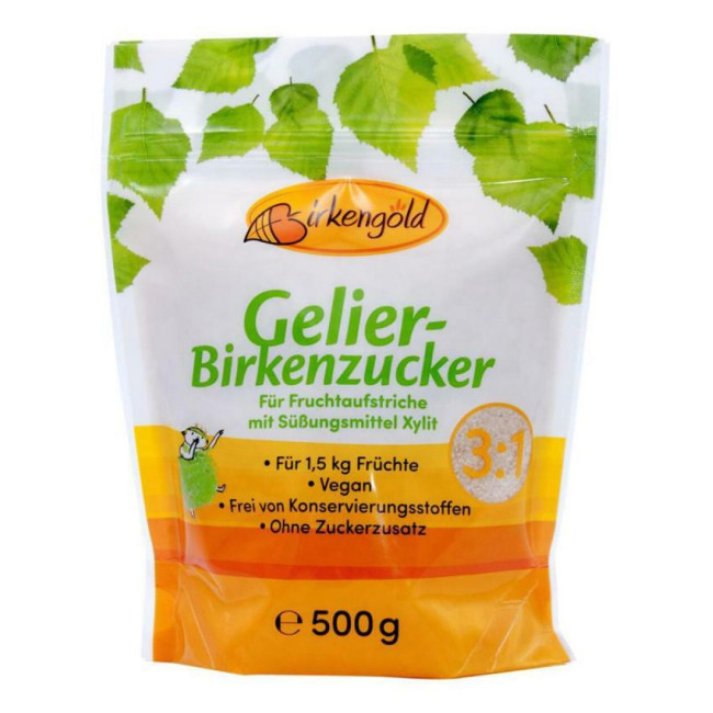 Gelifiant cu xylitol (zahar de mesteacan), 500g, Birkengold