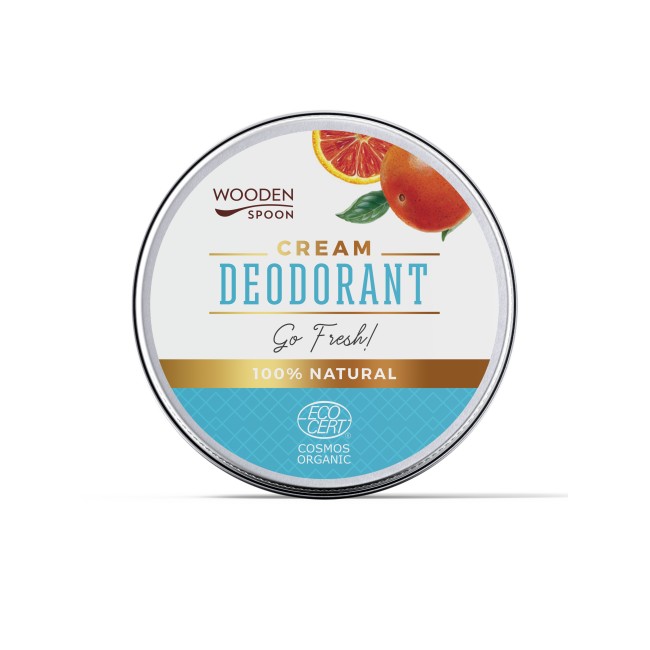 Deodorant crema Go Fresh, bio, 60ml, Wooden Spoon