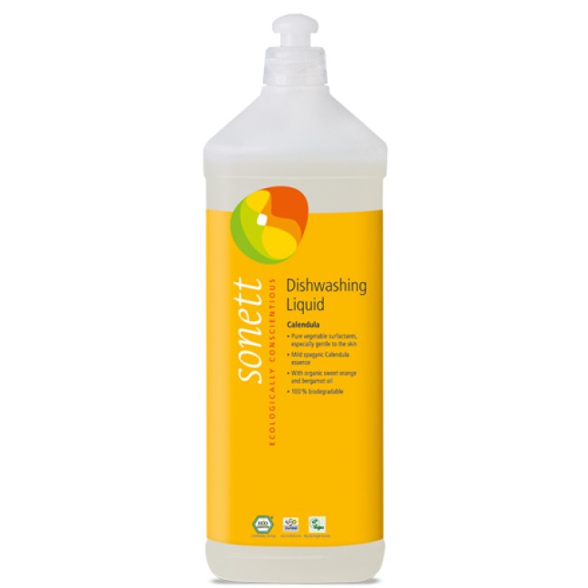 DETERGENT ECOLOGIC PT. SPALAT VASE - GALBENELE 1L Sonett