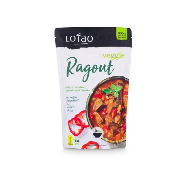 Ragu vegan cu jackfruit, bio, 320g, Lotao