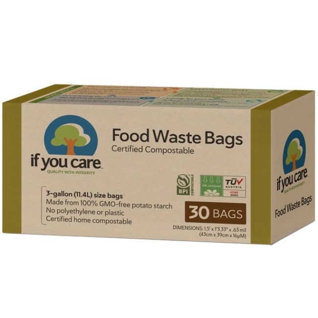 Saci menajeri compostabili 11.4L, 30 buc., If You Care