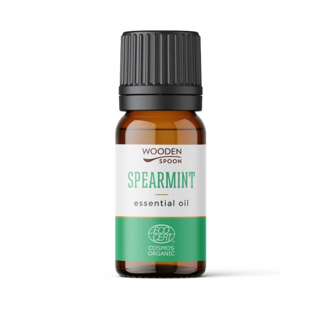 Ulei esential de menta creata (Spearmint), bio, 5ml, Wooden Spoon