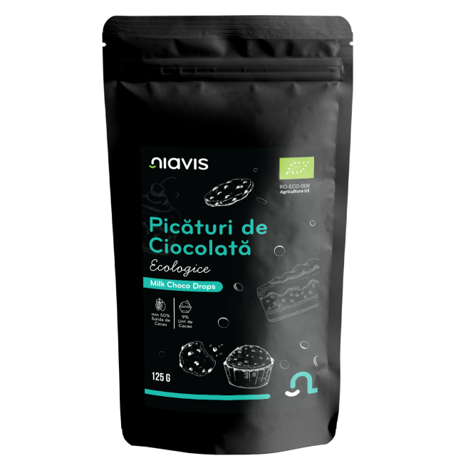 Picaturi de Ciocolata  Ecologice/BIO 125g