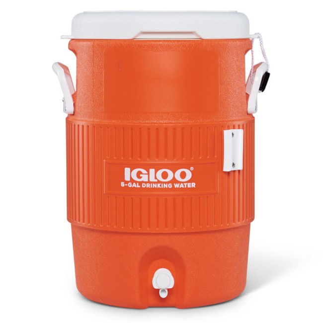 Bidon hidratare Igloo 5 Gallon (19 litri) Portocaliu