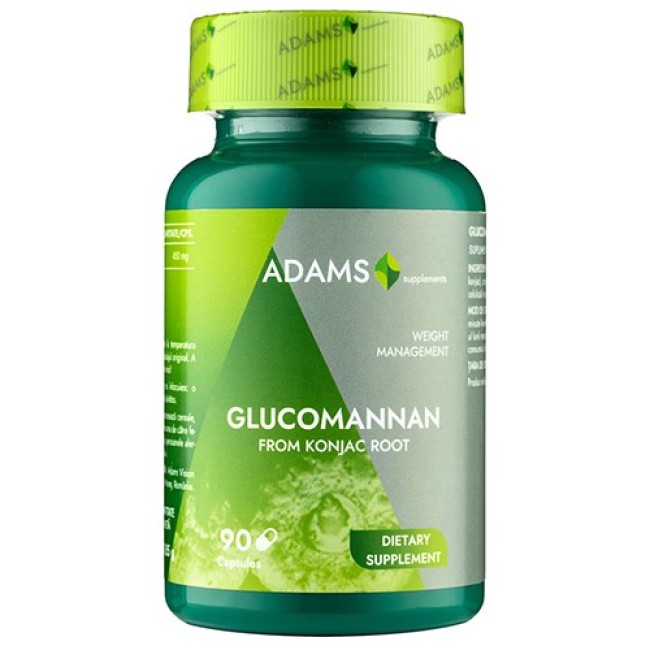 Glucomannan 450mg 90cps, Adams