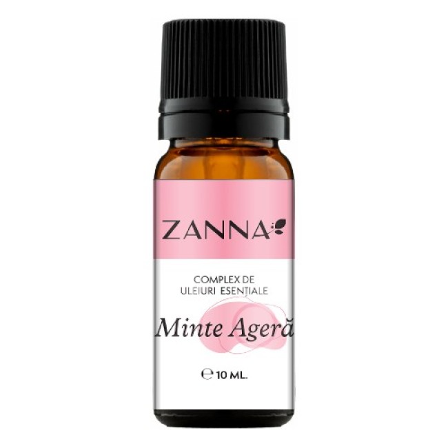 Complex de Uleiuri Esentiale Minte Agera, 10ml, Zanna